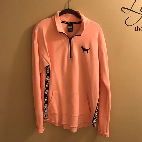 PINK Victoria's Secret Tops - NWOT Pink ( Victoria secret ) half zip pullover